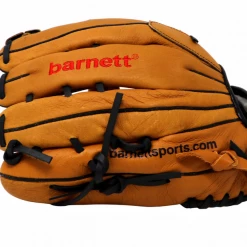 Barnettsports SL-130 Leather Baseball Glove, Outfield, Size 13, Brown