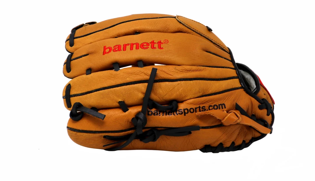 Barnettsports SL-130 Leather Baseball Glove, Outfield, Size 13, Brown 4 Barnettsports SL-130 Leather Baseball Glove, Outfield, Size 13, Brown