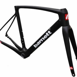 Barnett.store BDC-01 Bicycle Frame Carbon Disc, Black, White