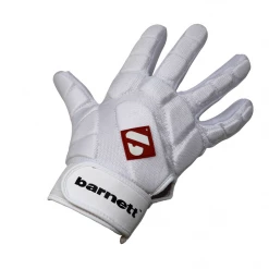 Barnett.store FKG-03 High Level Linebacker Football Gloves, LB,RB,TE, White