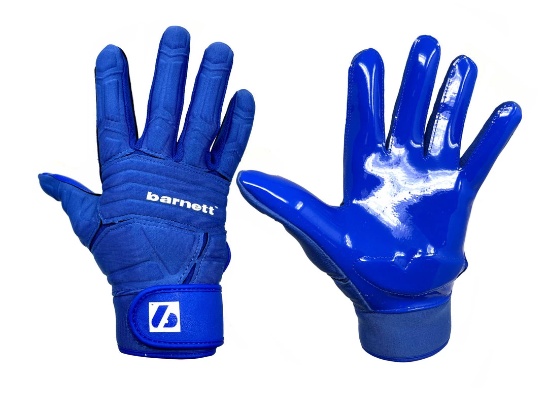 Barnett.store FLG-03 Blue Professional Linemen Football Gloves, OL, DL 3 Barnett.store FLG-03 Blue Professional Linemen Football Gloves, OL, DL