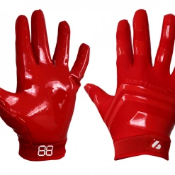 Barnett.store FRG-03 The Best Receiver Football Gloves, Red