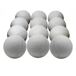 Barnettsports A-122 Baseball Balls For Throwing Machine, Size 9'', White, 12 Pieces