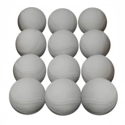 Barnettsports A-119 Baseball Balls For Throwing Machine, Size 9'', White, 12 Pieces