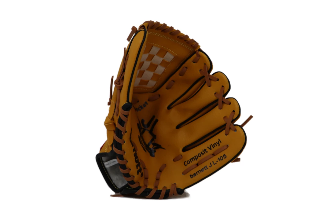 Barnett.store JL-105 - Baseball Glove, Outfield, Polyurethane, Size 10.5 ", Tan Color (Right Hand Throw) Gloves 4 Barnett.store JL-105 - Baseball Glove, Outfield, Polyurethane, Size 10.5 ", Tan Color (Right Hand Throw) Gloves