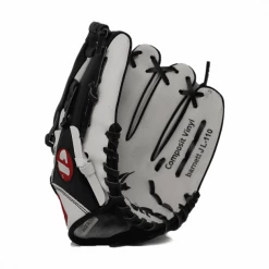 Barnett.store Gloves JL-110 Baseball Glove, Outfield, Polyurethane, Size 11 ", White (Right Hand Throw)
