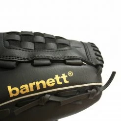 Barnettsports Gloves JL-120 INITIATION BASEBALL GLOVE PU OUTFIELD 12, BLACK