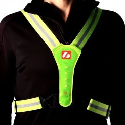 Barnettsports LW-1 Fluorescent Vest With LED Lights And Reflective Stripes