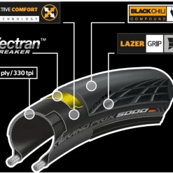 Barnett.store Tires Continental Grand Prix 5000 - 700x25C Brown