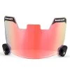 Barnett.store Visors Barnett Football Eyeshield / Visor, Eyes-shield, Revo Clear Red