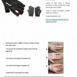 Barnettsports RBG-01 Fingerless American Football Gloves 9 Barnettsports RBG-01 Fingerless American Football Gloves