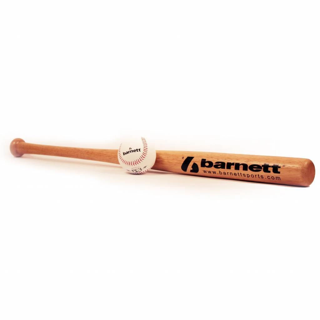 Barnettsports BBWO-3 Baseball Kit, Bat - Ball, Youth, Wood (BB-W 25”, BS-1 9”) 3 Barnettsports BBWO-3 Baseball Kit, Bat - Ball, Youth, Wood (BB-W 25”, BS-1 9”)