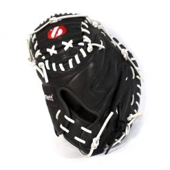Barnettsports GL-201 Competition Catcher Baseball Glove, Genuine Leather, Adult 31, Black Gloves