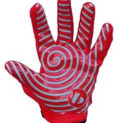 Barnettsports FRG-02 New Generation Receiver Football Gloves, Red