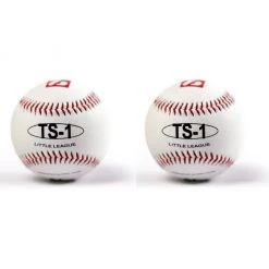 Barnettsports TS-1 Practice Baseballs Size 9", White, 2 Pieces