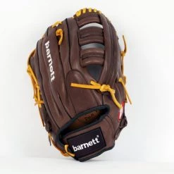 Barnettsports Gloves GL-127 Competition Baseball Glove, Genuine Leather, Outfield 12.7, Brown