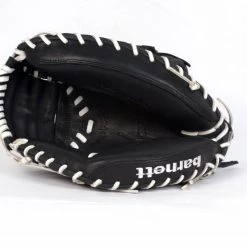 Barnettsports GL-201 Competition Catcher Baseball Glove, Genuine Leather, Adult 31, Black Gloves