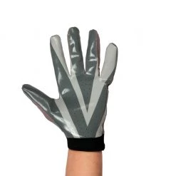 Barnettsports FRG-03 The Best Receiver Football Gloves, RE,DB,RB, Grey