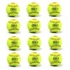 Barnettsports OSS-1 Practice Softball Ball, Size 12", Yellow, 1 Dozen
