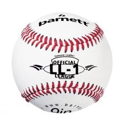 Barnettsports LL-1 Match And Practice Baseballs, Size 9", White, 2 Pieces