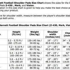 Barnettsports VISION I Football Shoulder Pad, QB-WR-DB Shoulder Pads 12 Barnettsports VISION I Football Shoulder Pad, QB-WR-DB Shoulder Pads