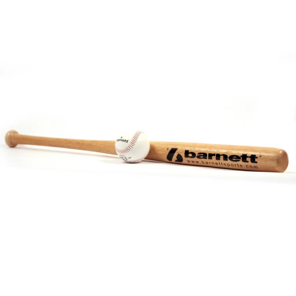 Barnettsports BBWO-3 Baseball Kit, Bat - Ball, Youth, Wood (BB-W 25”, BS-1 9”) 5 Barnettsports BBWO-3 Baseball Kit, Bat - Ball, Youth, Wood (BB-W 25”, BS-1 9”)
