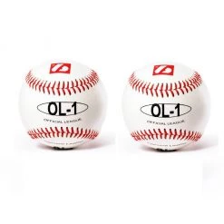 Barnettsports OL-1 Competition Baseballs, Size 9" White, 2 Pieces