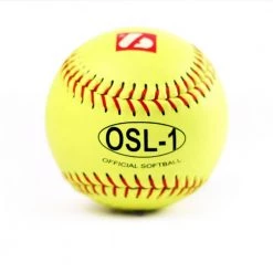 Barnettsports OSL-1 High Competition Softball, Size 12", Yellow, 1 Dozen
