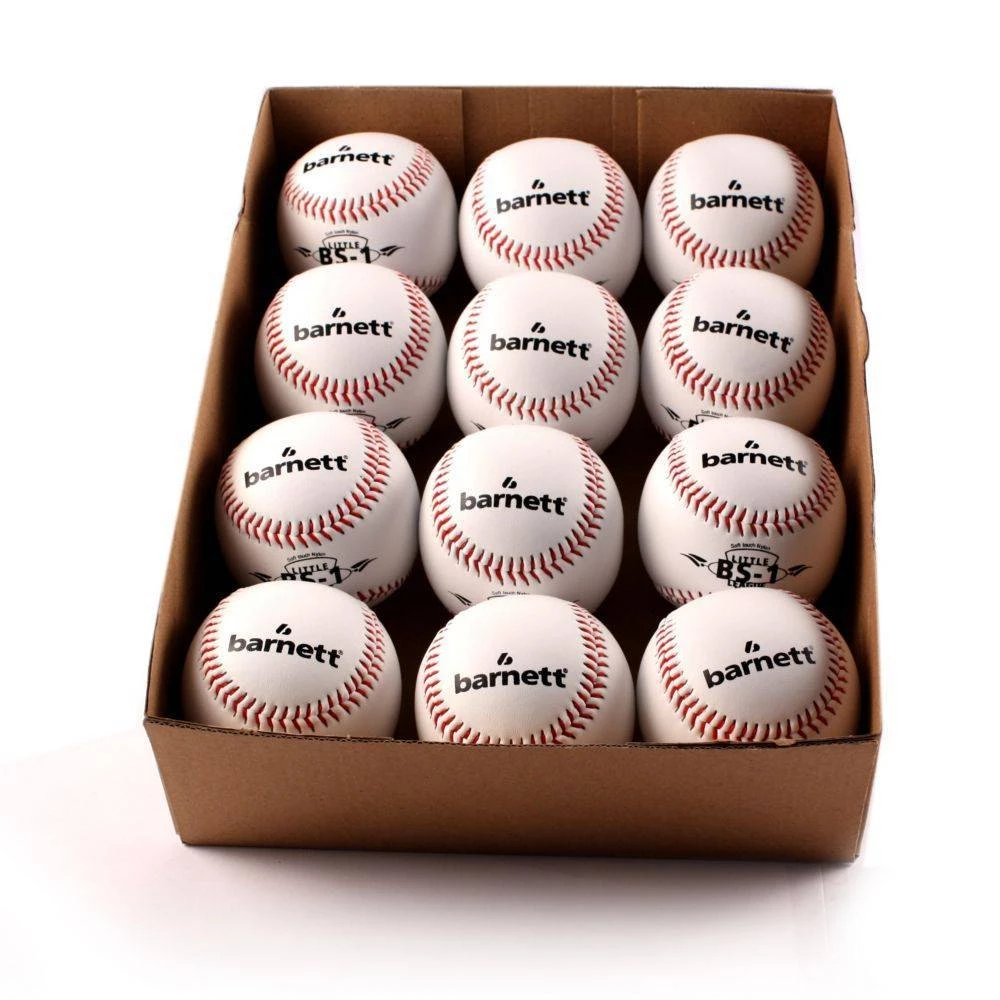 Barnettsports BS-1 Practice Baseballs, Size 9", White, 1 Dozen 3 Barnettsports BS-1 Practice Baseballs, Size 9", White, 1 Dozen
