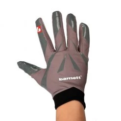 Barnettsports FRG-03 The Best Receiver Football Gloves, RE,DB,RB, Grey