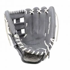 Barnettsports FL-117 Baseball And Softball Glove, Leather, Infield / Fastpitch 11.7, Light Grey