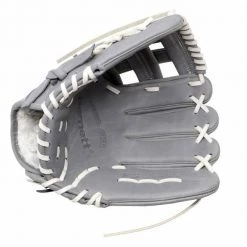 Barnettsports FL-117 Baseball And Softball Glove, Leather, Infield / Fastpitch 11.7, Light Grey