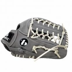 Barnettsports Gloves FL-125 Baseball Glove, Leather, Infield / Outfield / Pitcher, Light Grey