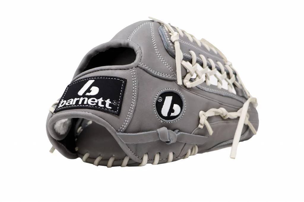 Barnettsports Gloves FL-125 Baseball Glove, Leather, Infield / Outfield / Pitcher, Light Grey 6 Barnettsports Gloves FL-125 Baseball Glove, Leather, Infield / Outfield / Pitcher, Light Grey