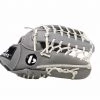Barnettsports FL-127 Baseball Glove, Leather, Infield / Outfield / Pitcher, Light Grey Gloves