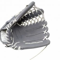 Barnettsports FL-127 Baseball Glove, Leather, Infield / Outfield / Pitcher, Light Grey Gloves