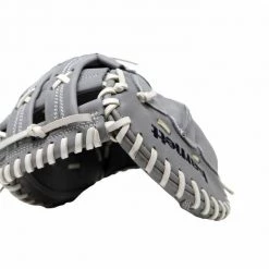 Barnettsports FL-201 Baseball Glove, High Quality, Leather, Catcher, Light Grey