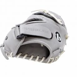 Barnettsports FL-201 Baseball Glove, High Quality, Leather, Catcher, Light Grey