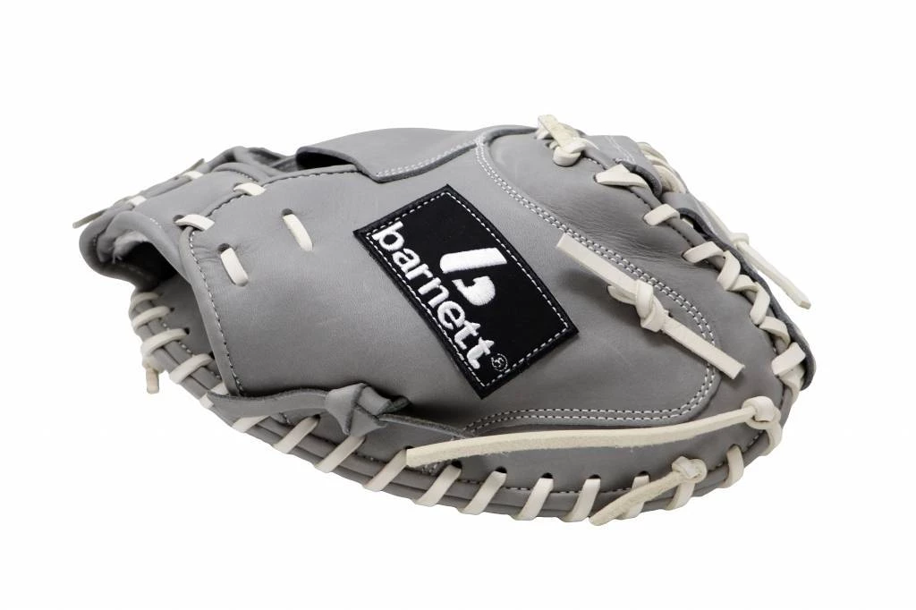 Barnettsports Gloves FL-203 Softball Glove, High Quality, Leather, Catcher, Light Grey 3 Barnettsports Gloves FL-203 Softball Glove, High Quality, Leather, Catcher, Light Grey