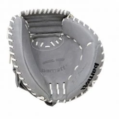 Barnettsports Gloves FL-203 Softball Glove, High Quality, Leather, Catcher, Light Grey