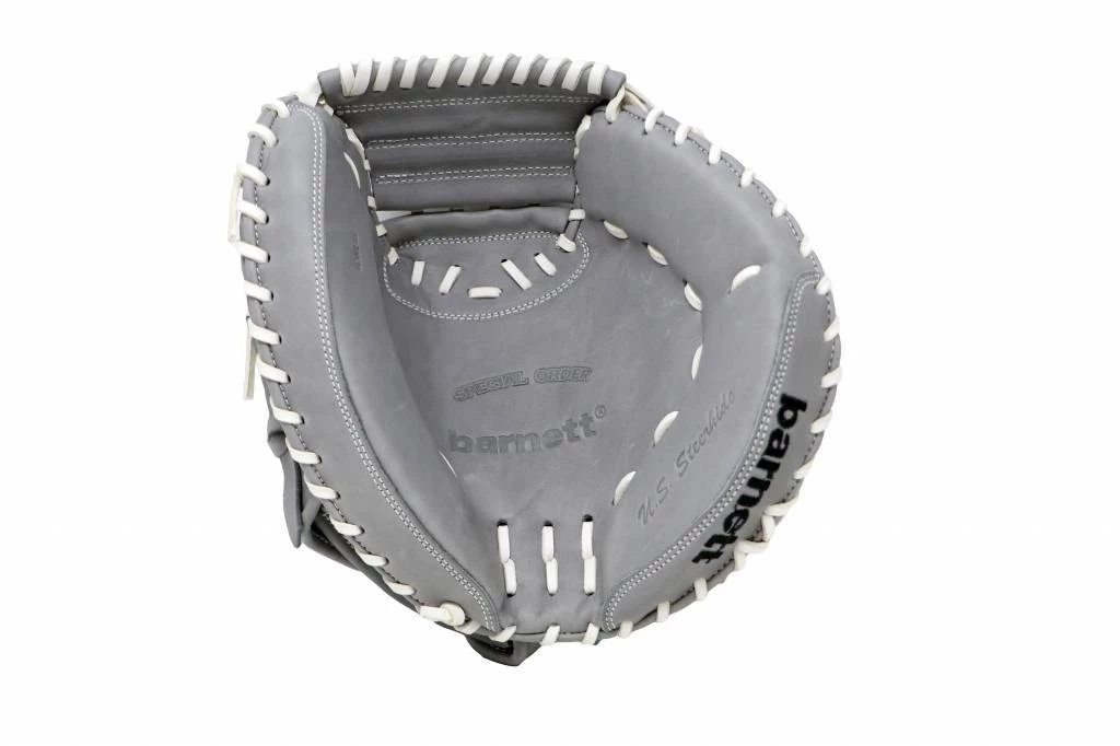 Barnettsports Gloves FL-203 Softball Glove, High Quality, Leather, Catcher, Light Grey 4 Barnettsports Gloves FL-203 Softball Glove, High Quality, Leather, Catcher, Light Grey