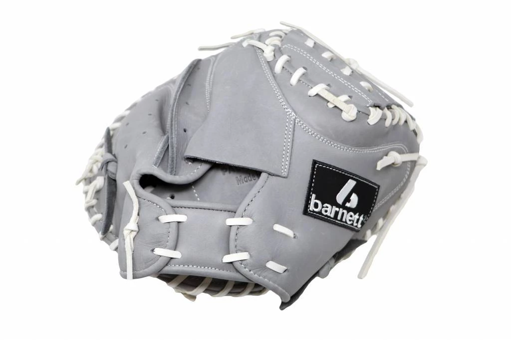 Barnettsports Gloves FL-203 Softball Glove, High Quality, Leather, Catcher, Light Grey 8 Barnettsports Gloves FL-203 Softball Glove, High Quality, Leather, Catcher, Light Grey