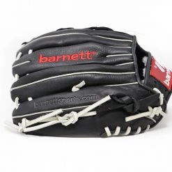 Barnettsports GL-120 Competition Baseball Glove, Genuine Leather, Outfield 12 Black