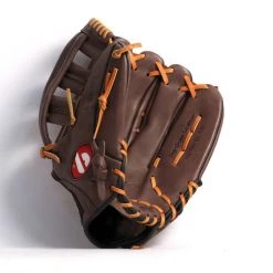 Barnettsports GL-130 Competition Baseball Glove, Genuine Leather, Outfield 13, Brown