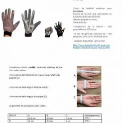 Barnettsports FRG-03 The Best Receiver Football Gloves, Black